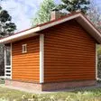 Баня из бруса 4.5x5 - фотография справа