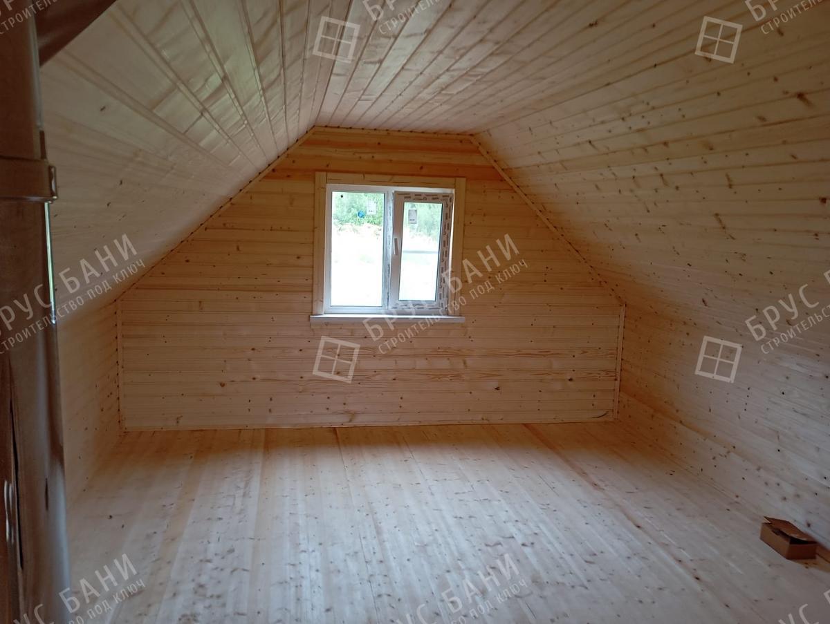 комната отдыъа в бане из бруса 6х6