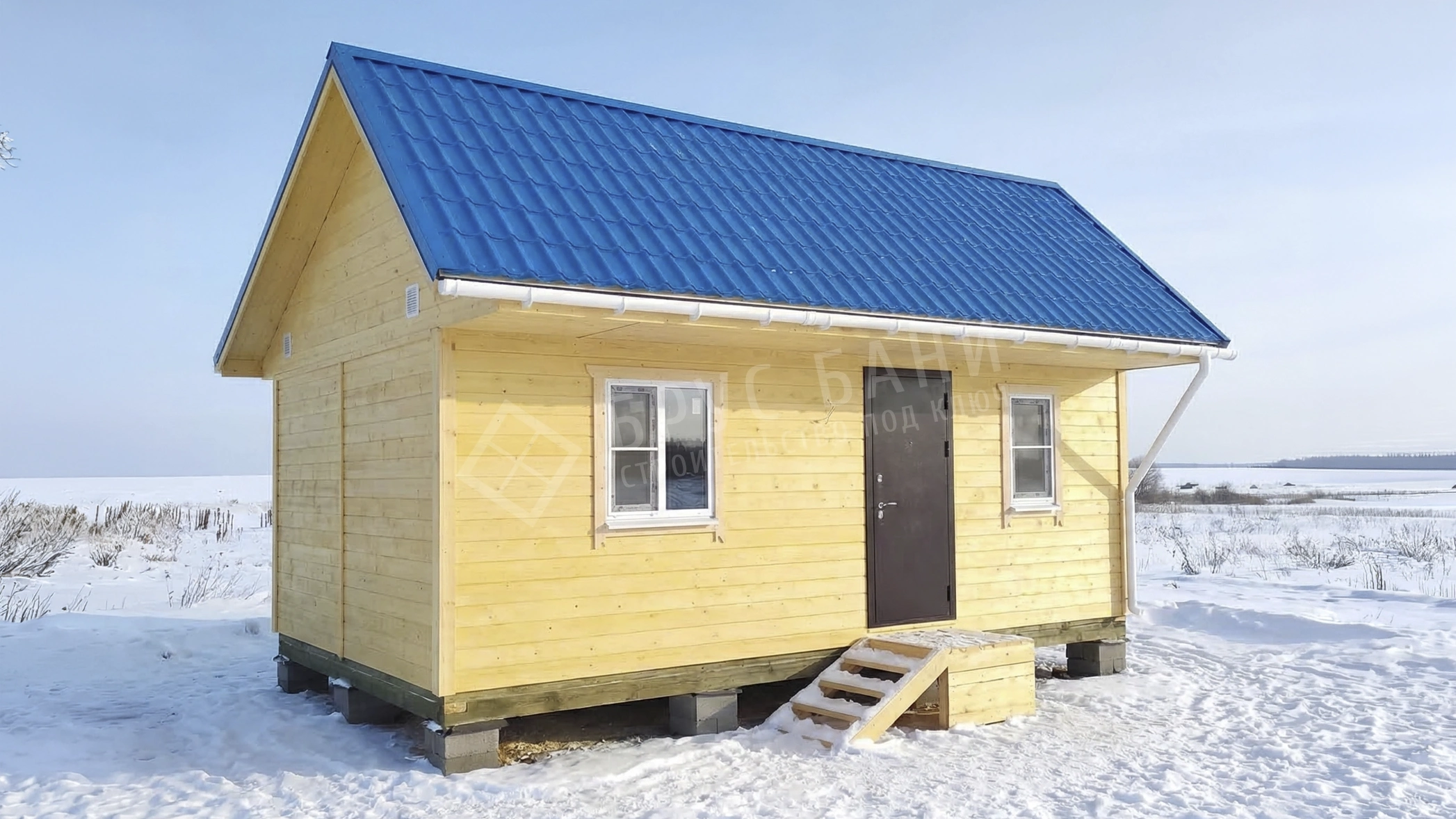 Каркасная баня 4х6 Волгореченск