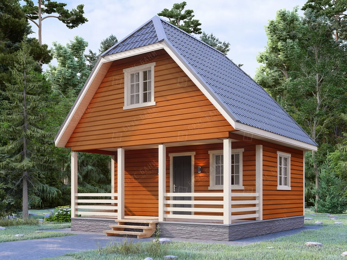 Баня из бруса 6x6 