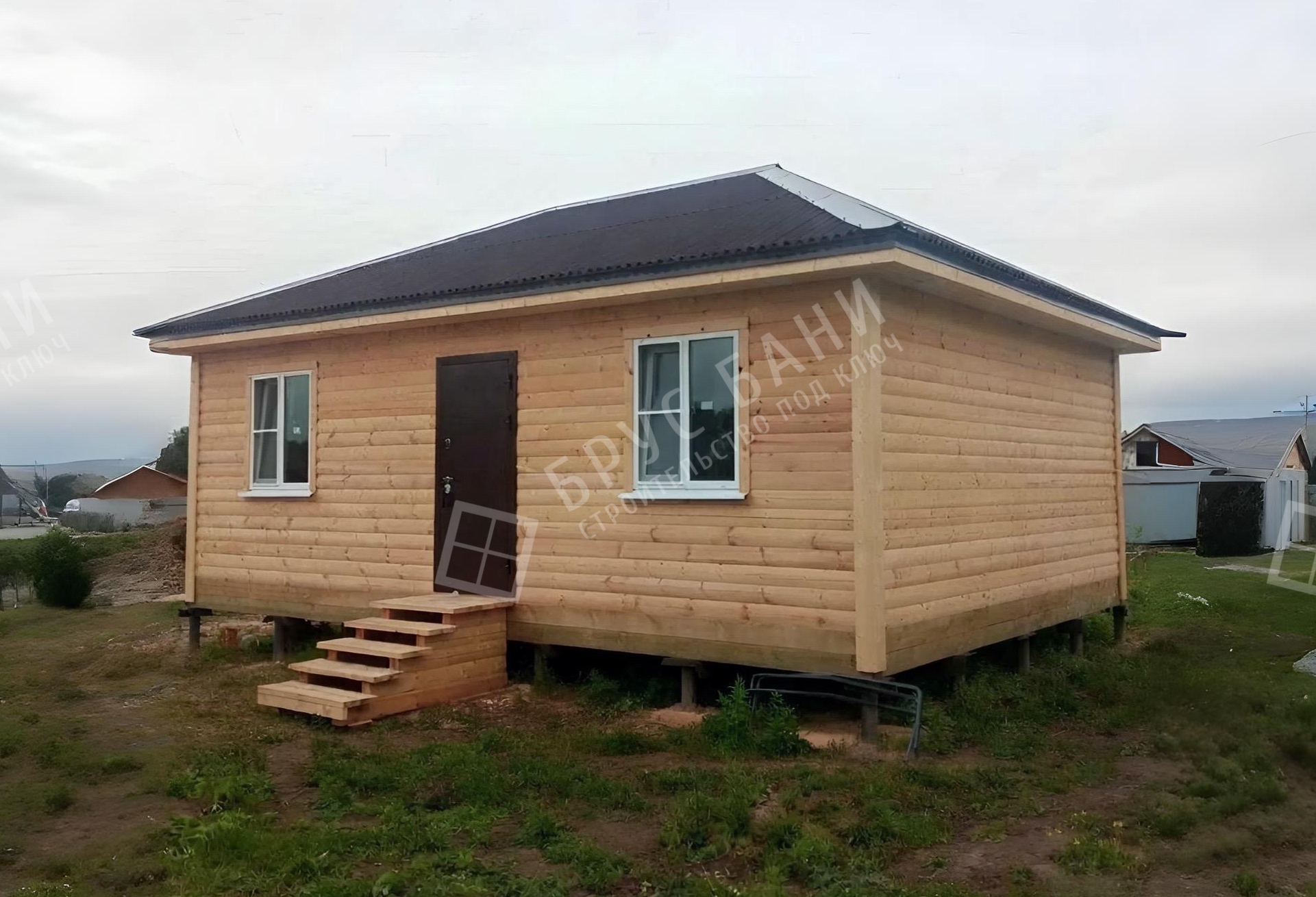 Дом из бруса 6х8 Глазов