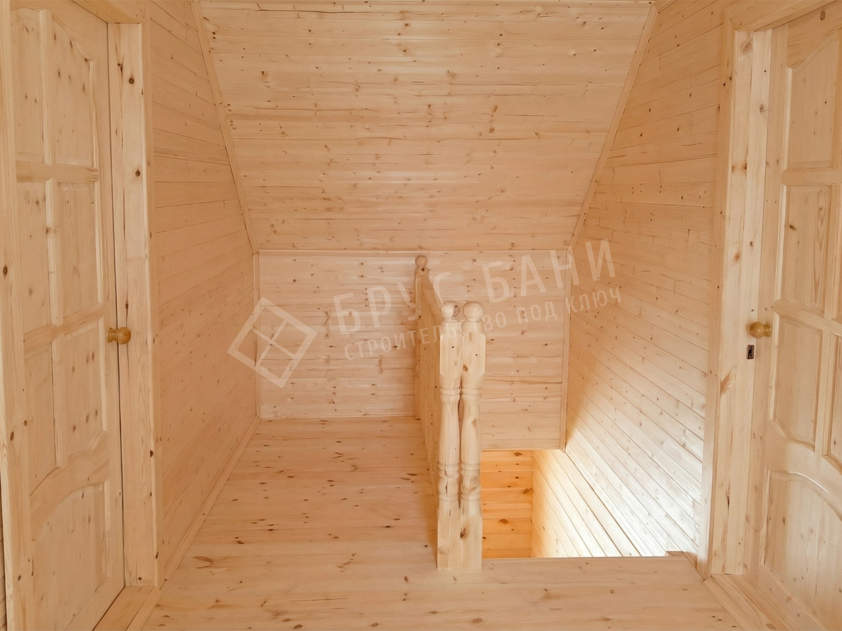 Внутренняя отделка бани из бруса