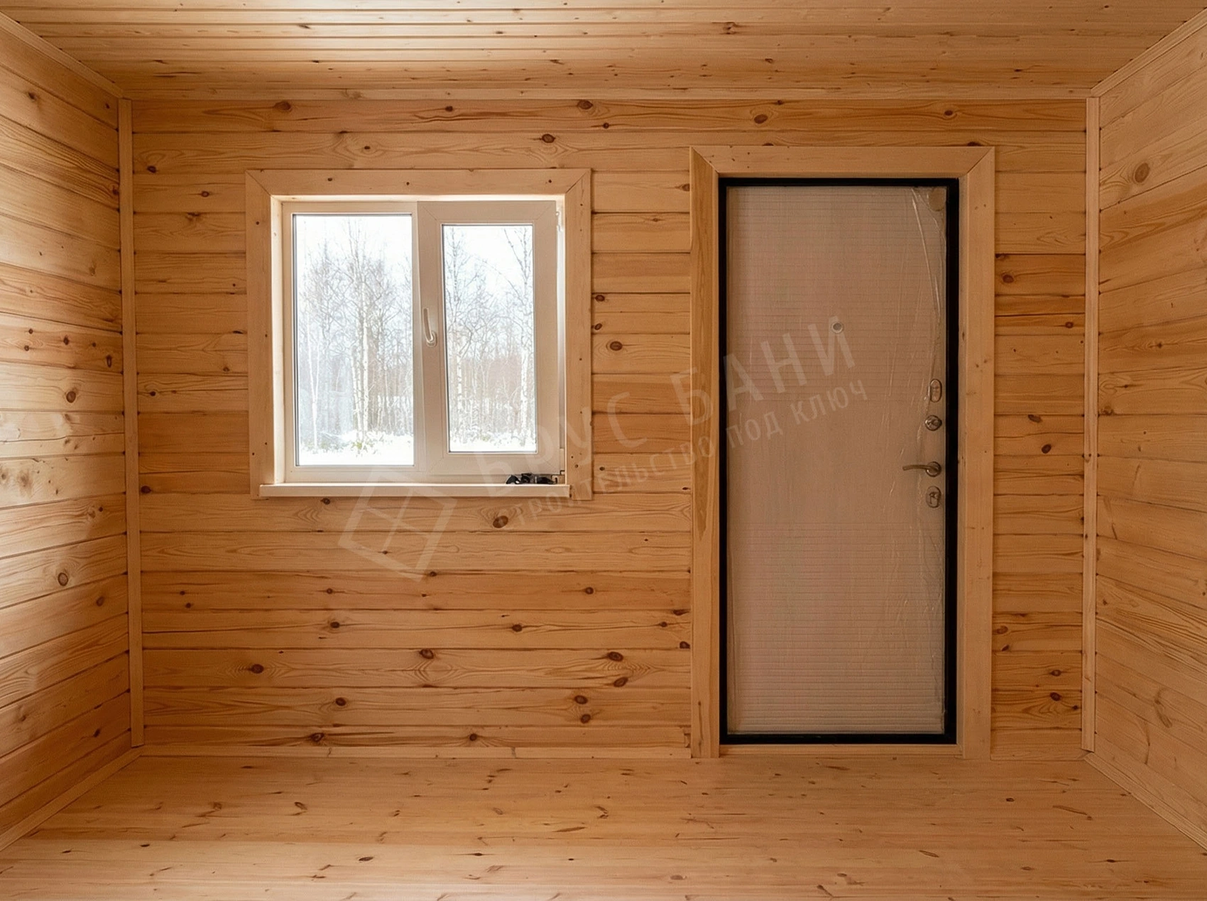 Входная дверь в бане