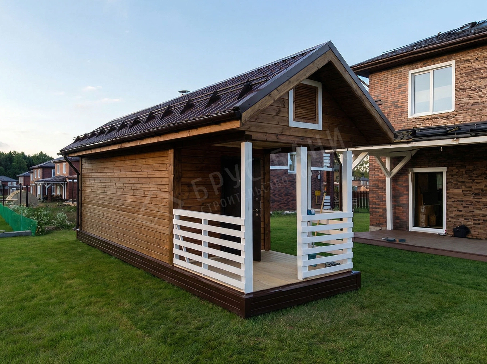 Баня из бруса 2,5х8