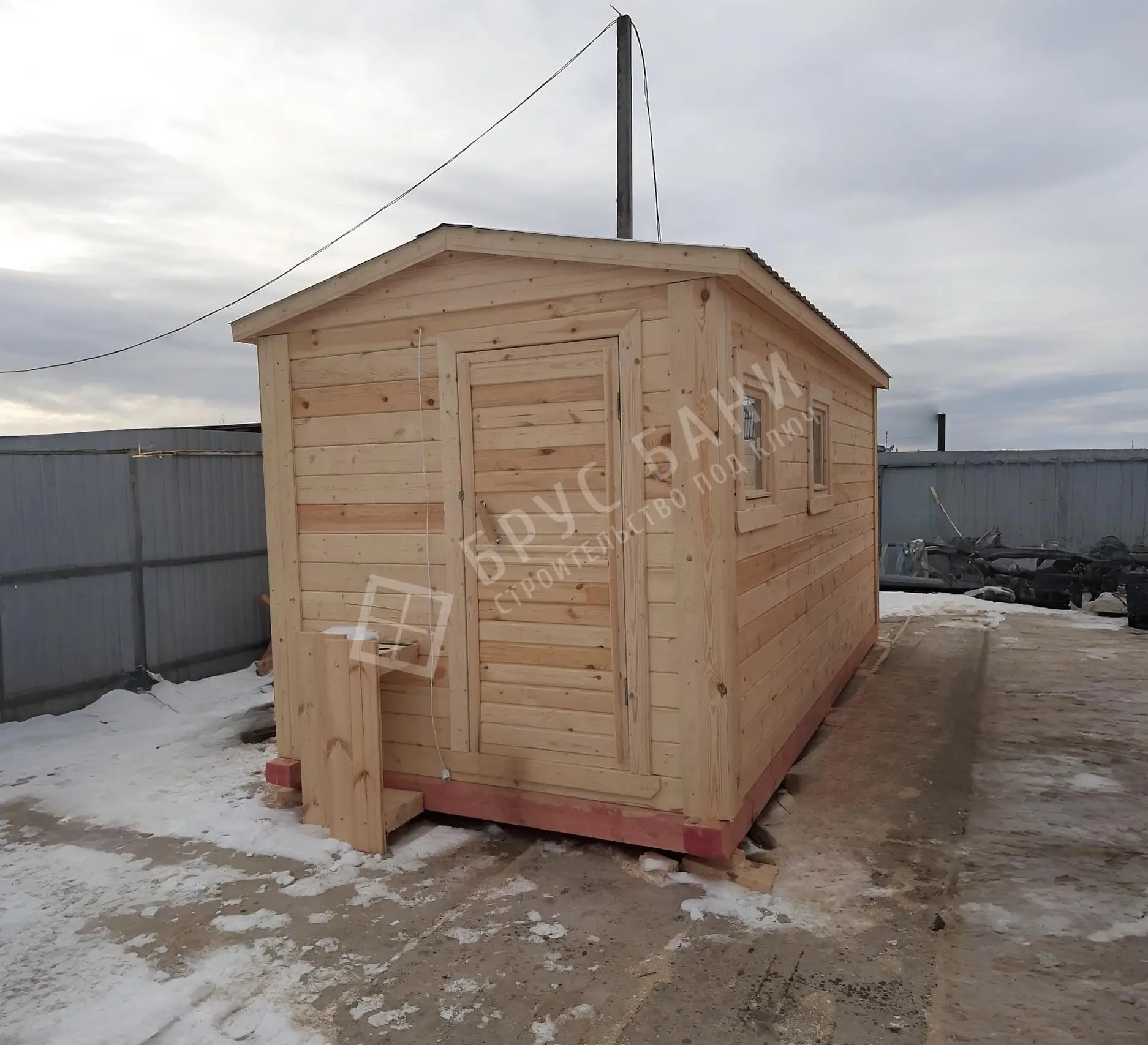 Готовая баня 2,3х5м 