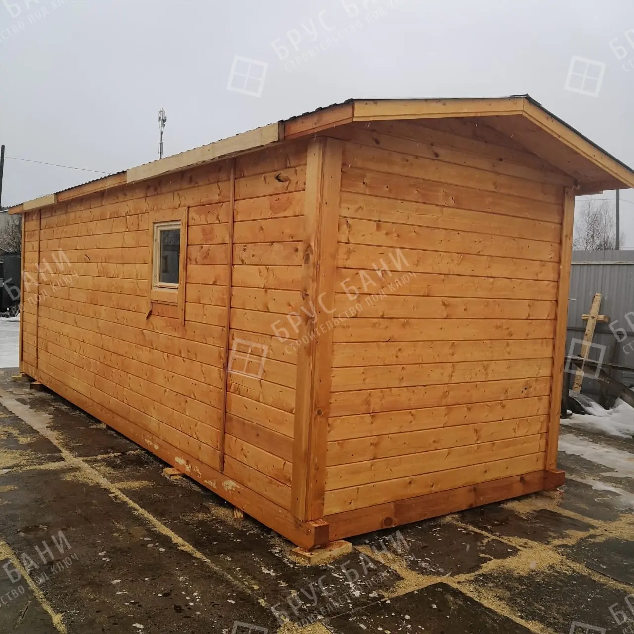 Мобильная баня под ключ