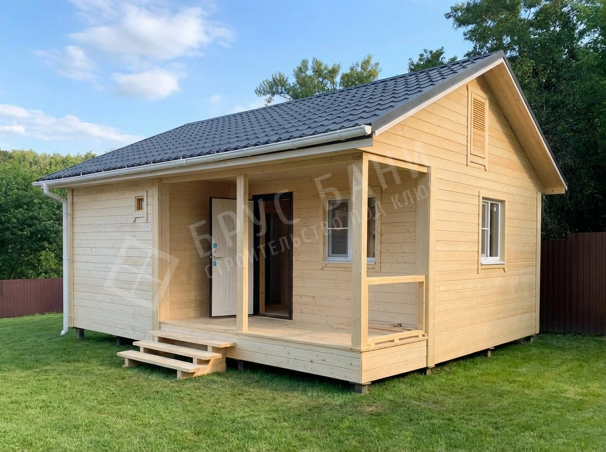 Каркасная баня 6х7. Номер договора 234897