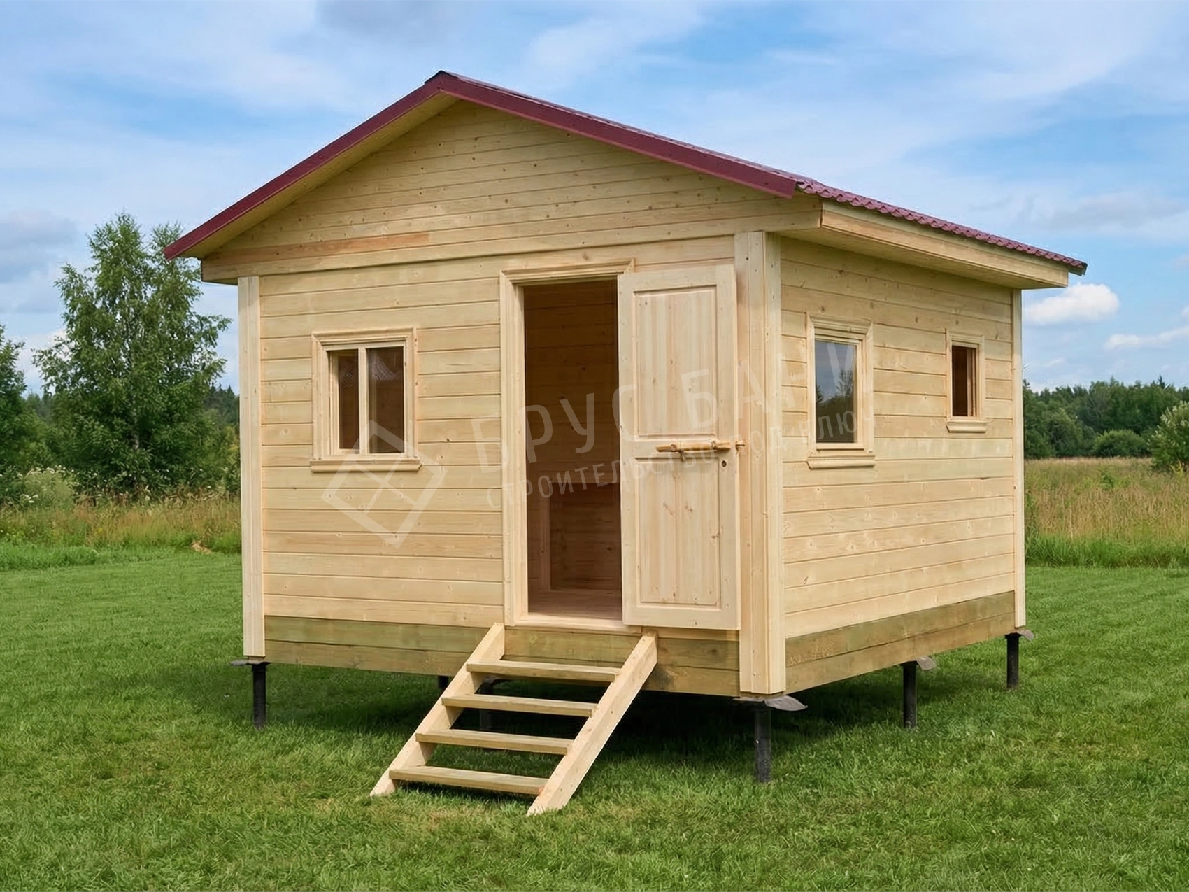 Каркасная баня под ключ