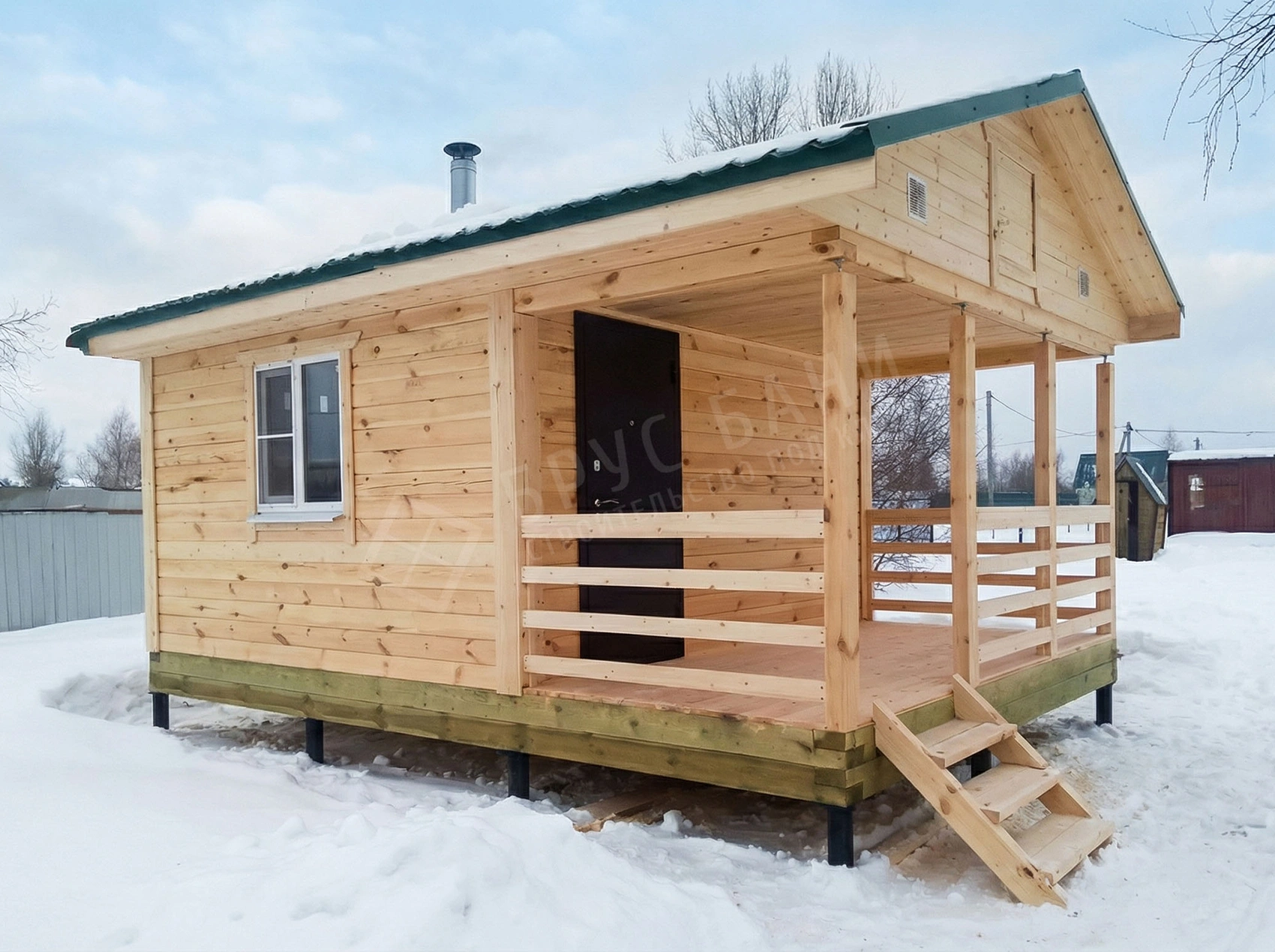 Баня из бруса 4х6