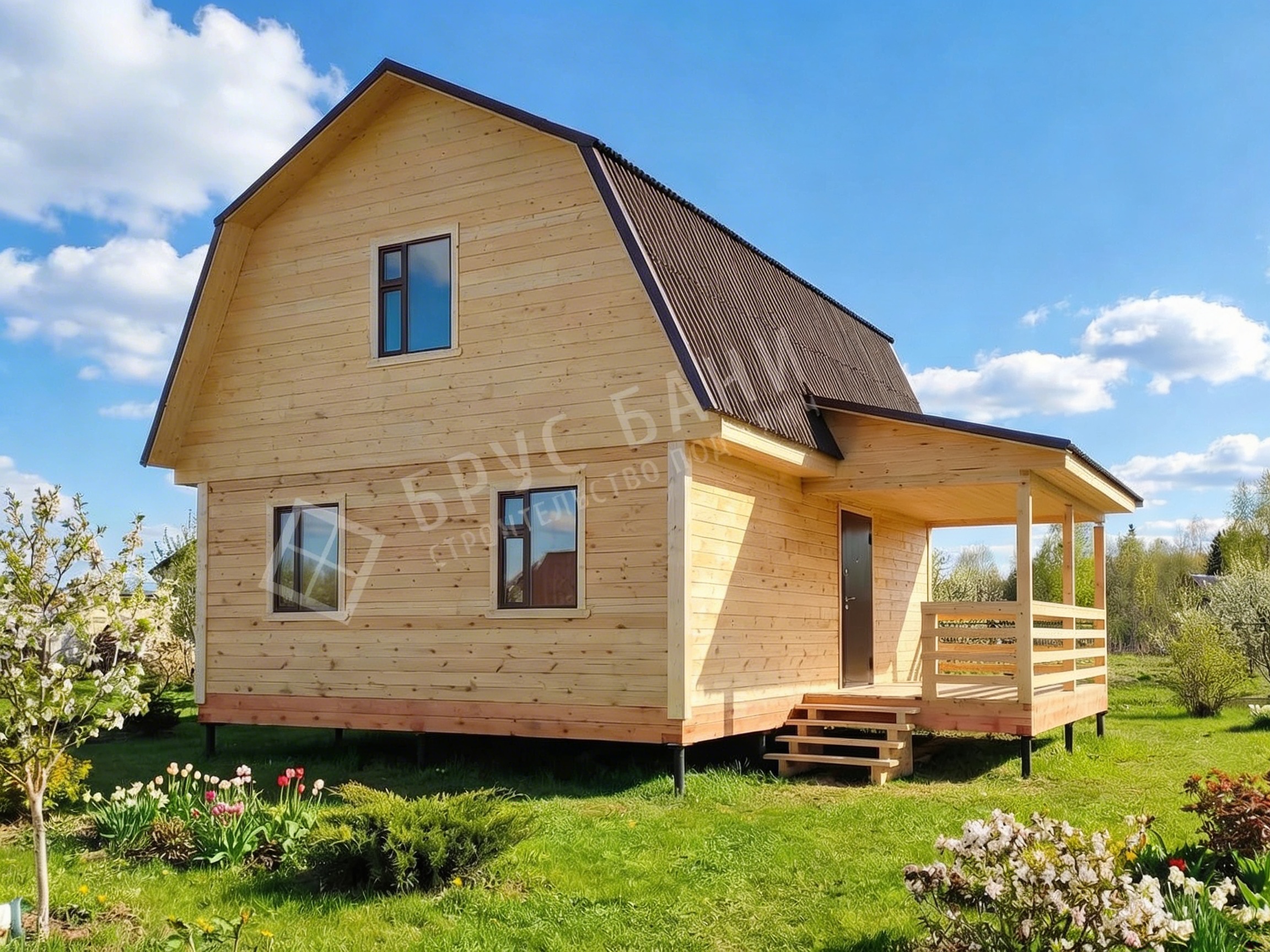 Дом из бруса 6х8