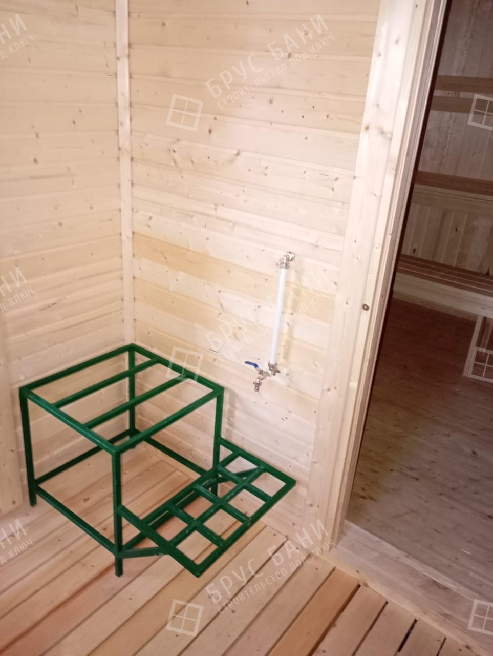 Отделка в каркасной бане 4х6