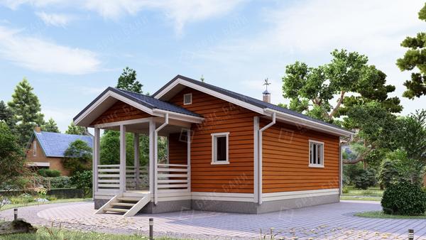 Баня из бруса Кулой 6x8