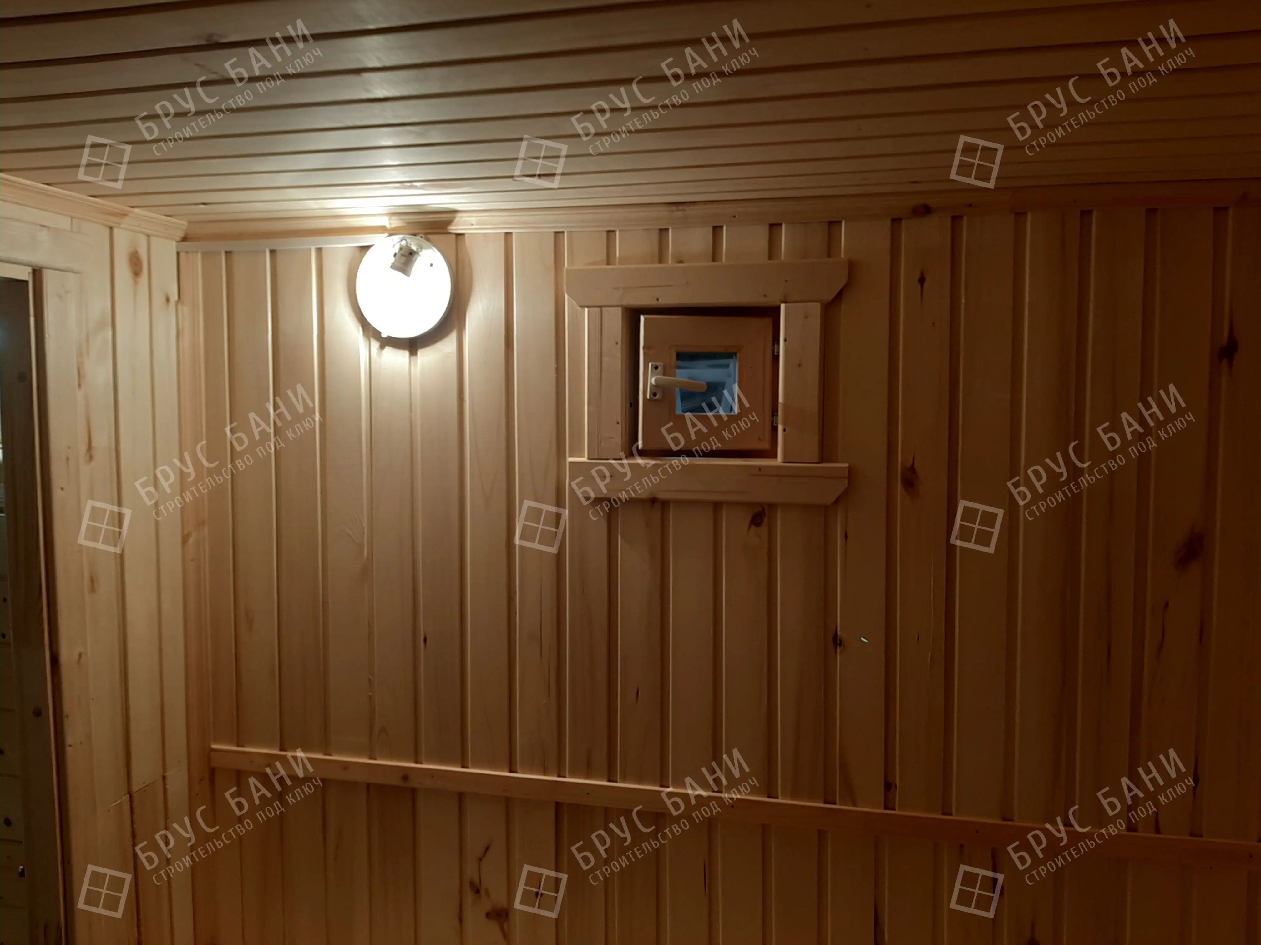 Окно в парной