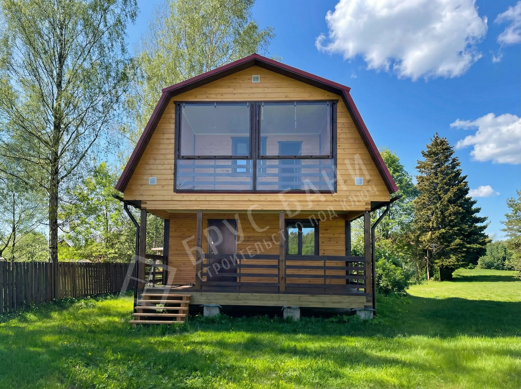 Дом из бруса 6х8,5.