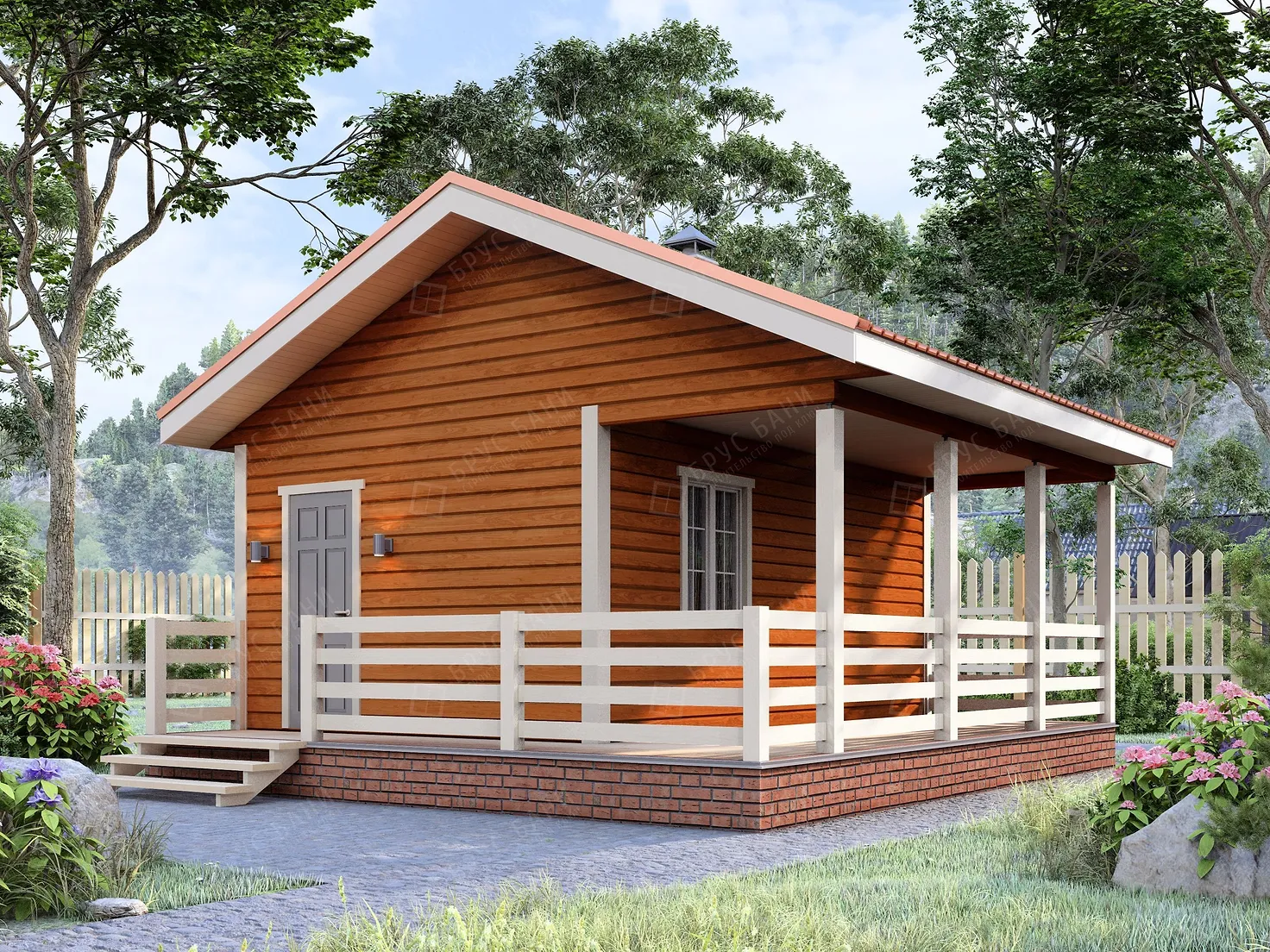 Баня из бруса 6x6 