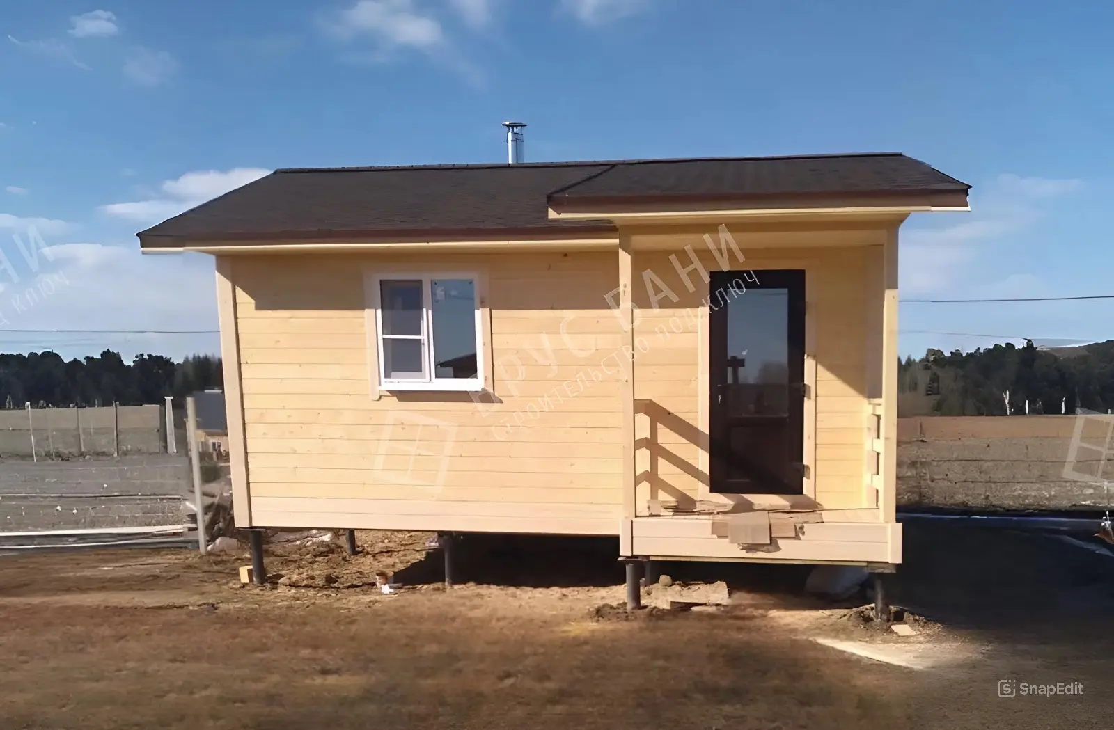 Каркасная баня 6х6