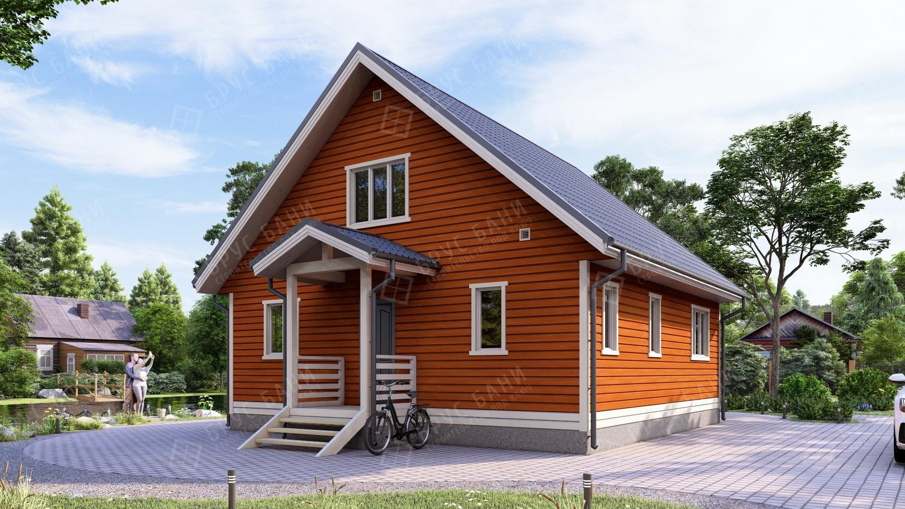 Каркасный дом 9x9