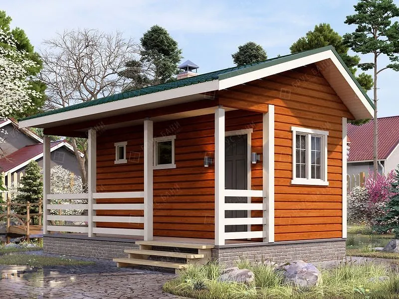 Баня из бруса Тверь 3.3x6 Баня из бруса Тверь 3.3x6