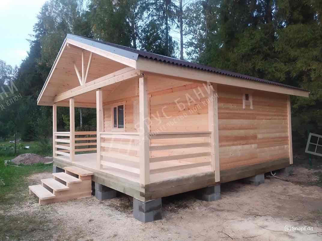 Баня из бруса 6х6 Чехов