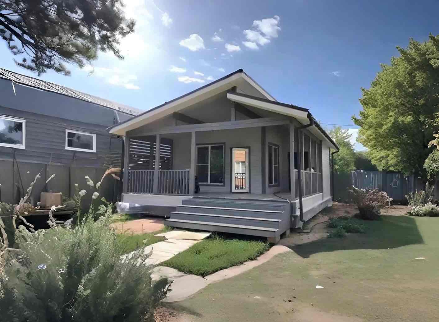 Каркасная баня 7х9