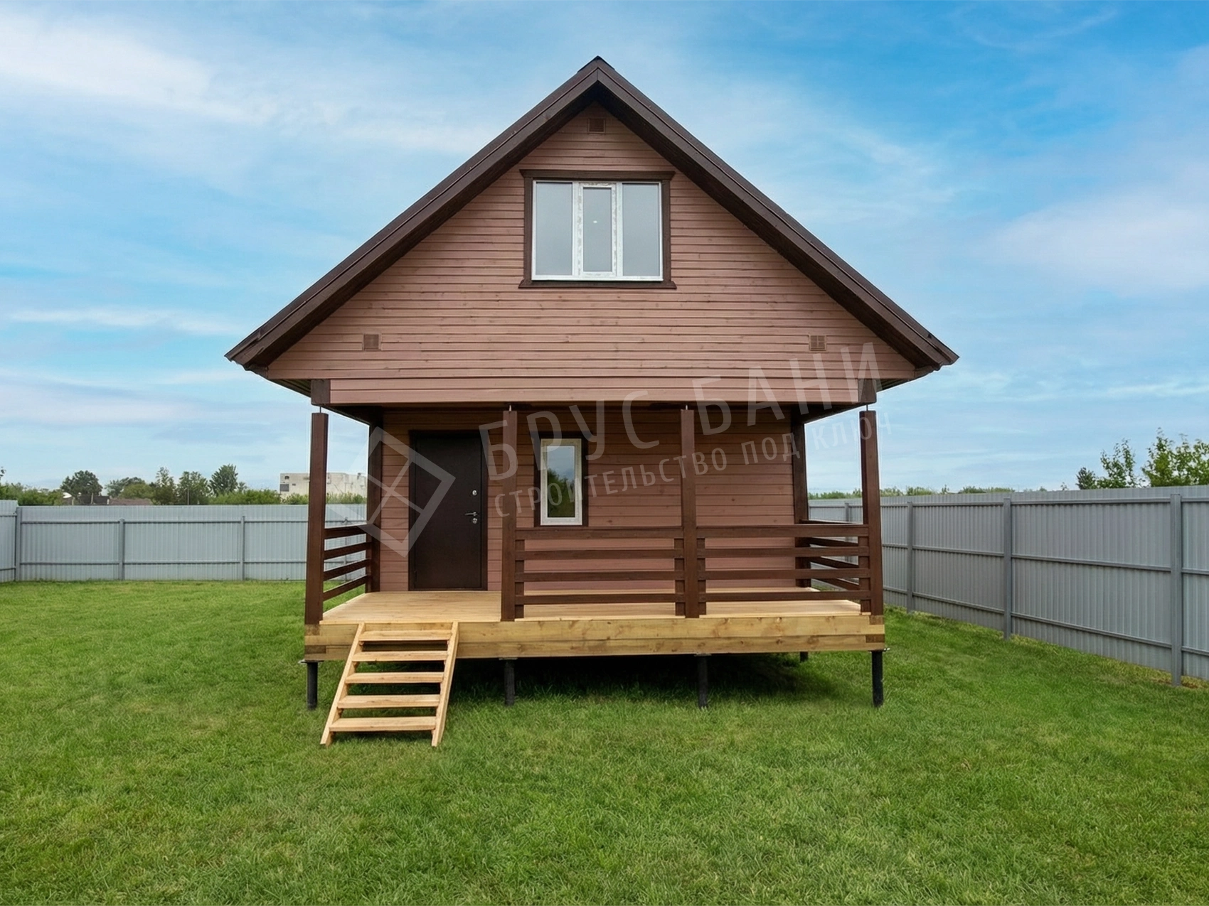 Баня из бруса 6х8,5 