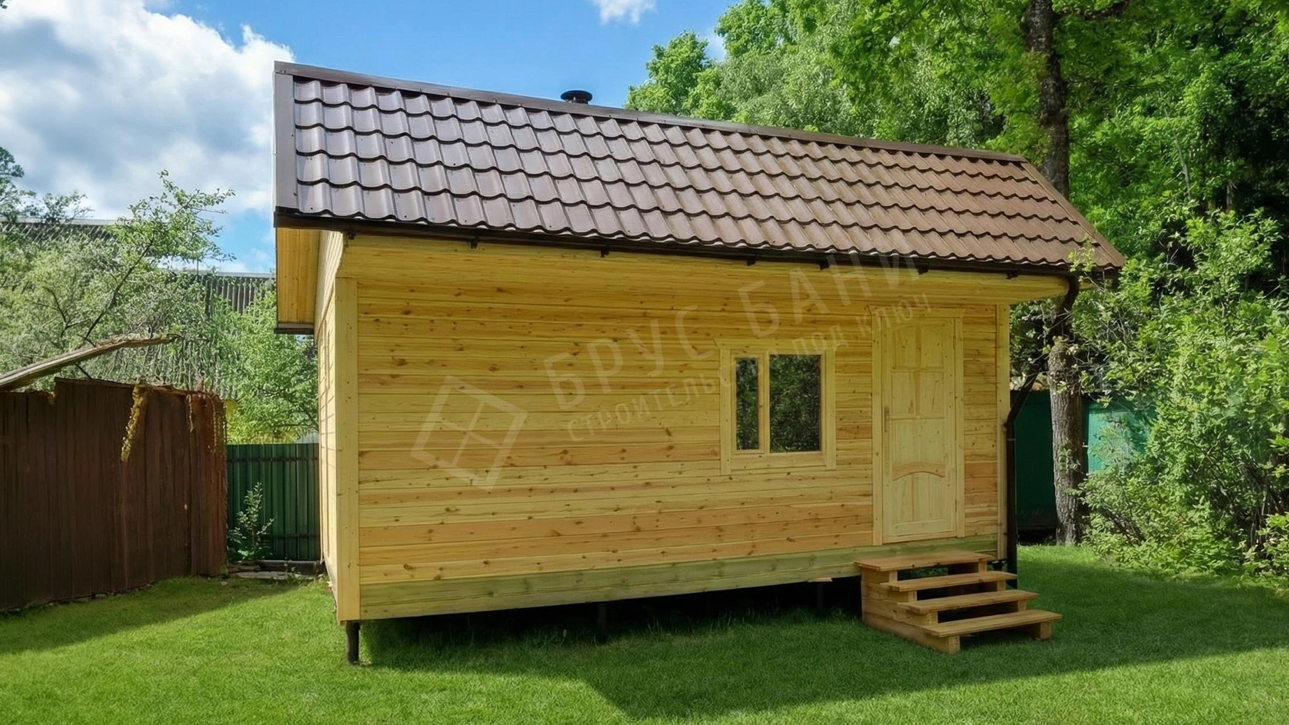 Баня из бруса 4х6 Волгореченск