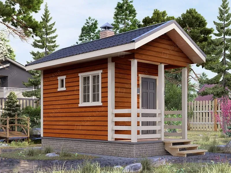 Баня из бруса Тула 2.5x5