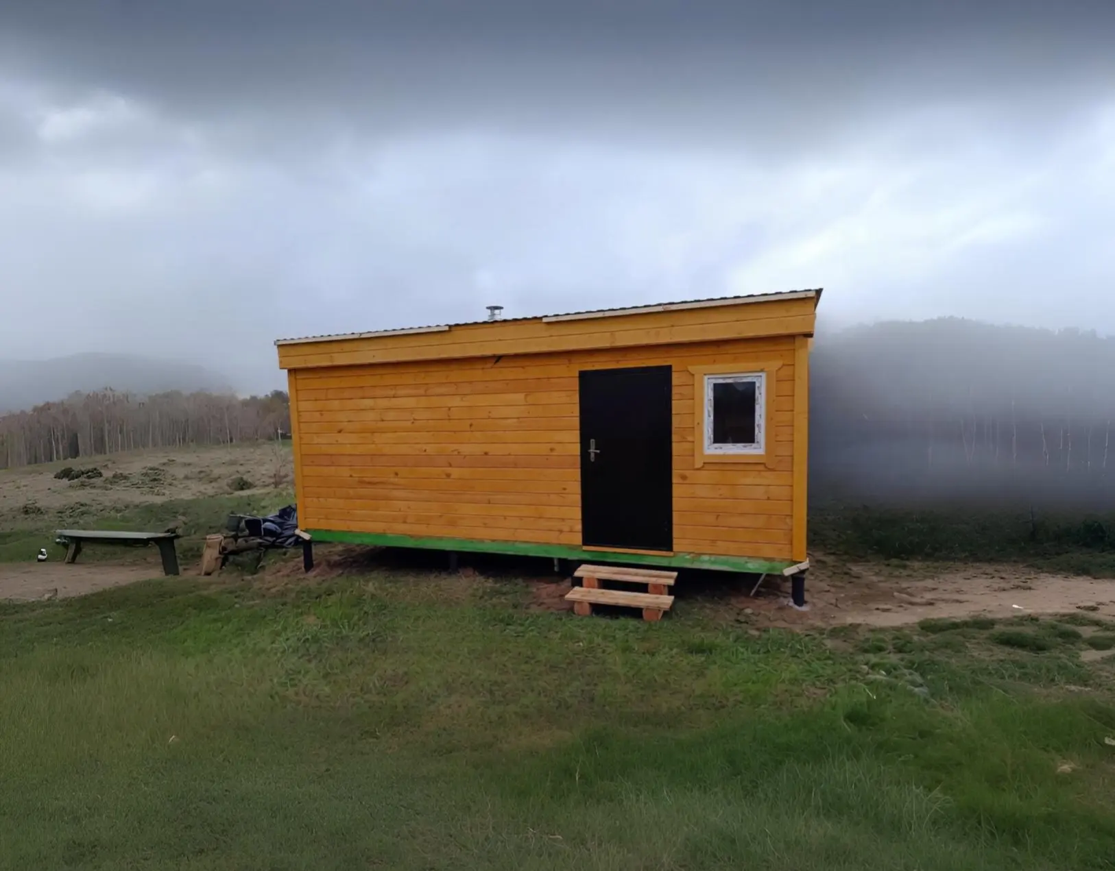 Мобильная баня 2.3х6