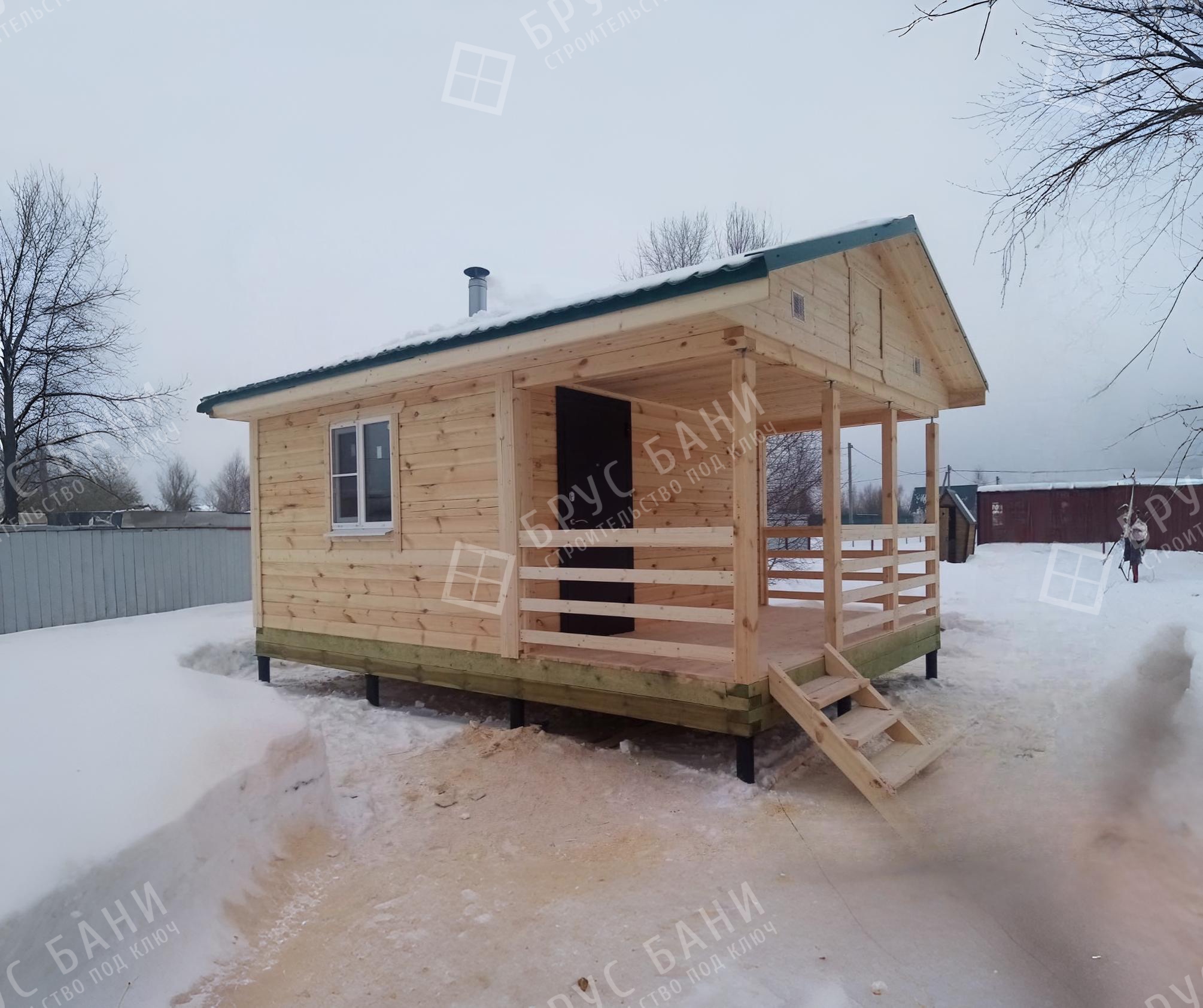 Баня из бруса  4х6 Смоленск