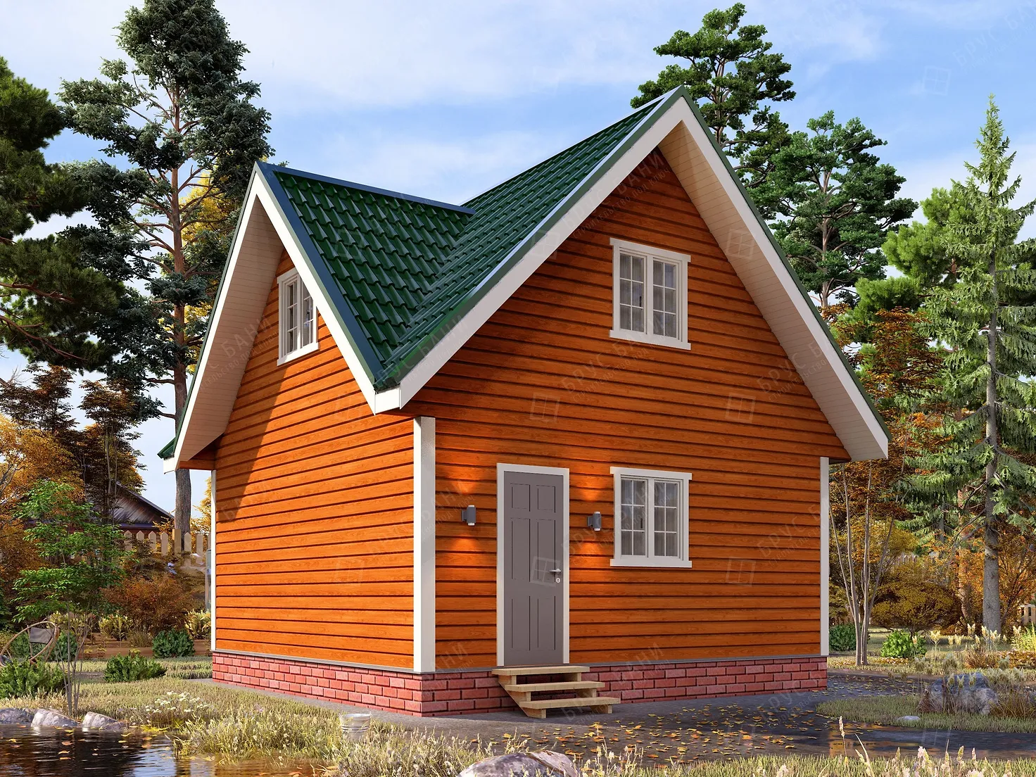 Баня из бруса 6x6 