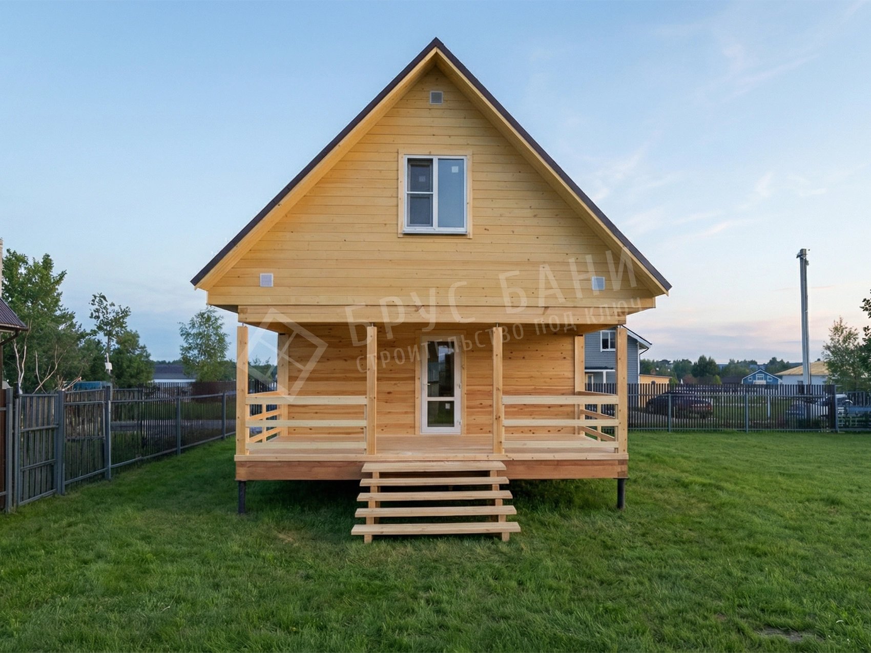 Баня из бруса 6х8,5.