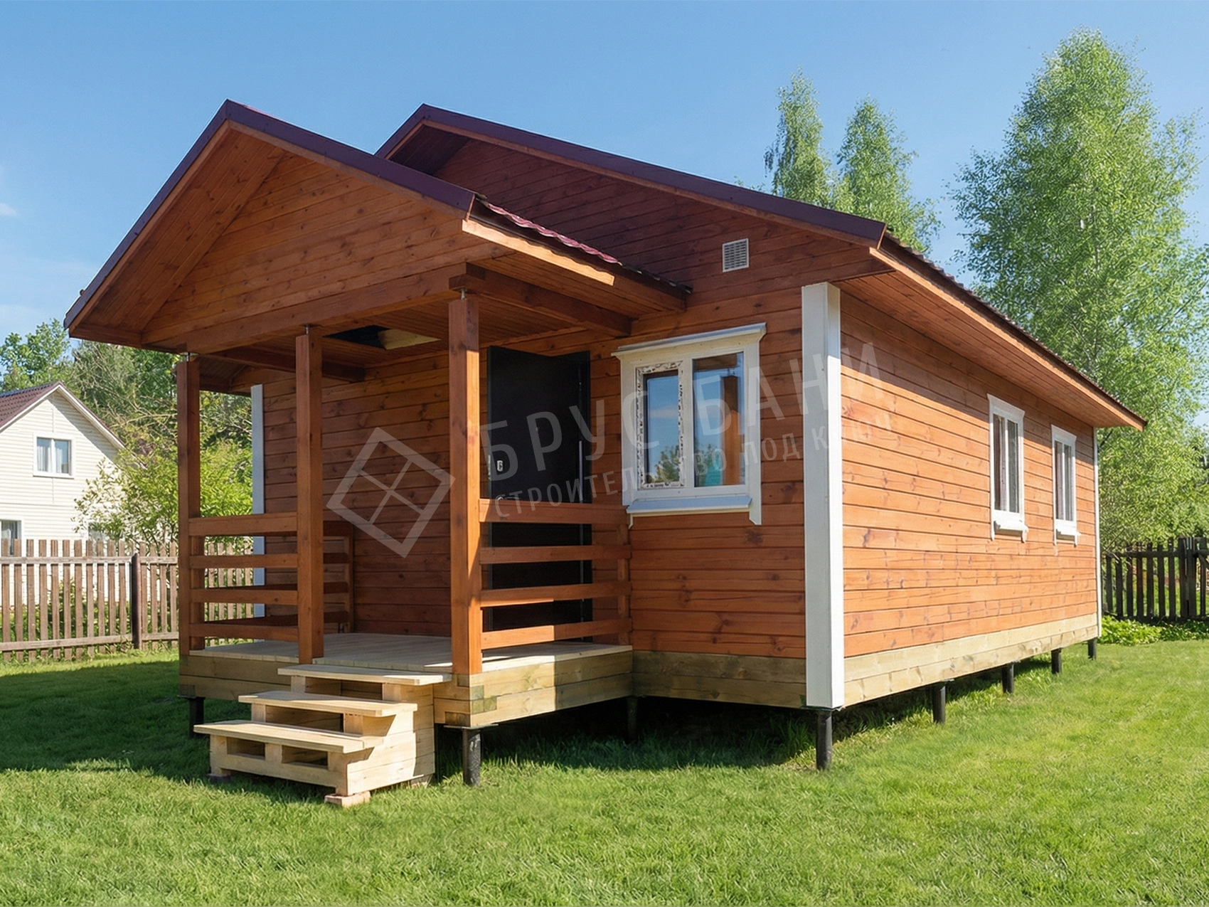 Баня из бруса 6х8