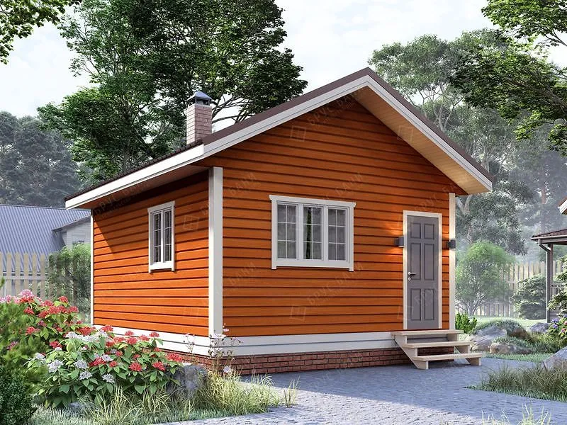 Баня из бруса Зубцов 5x6