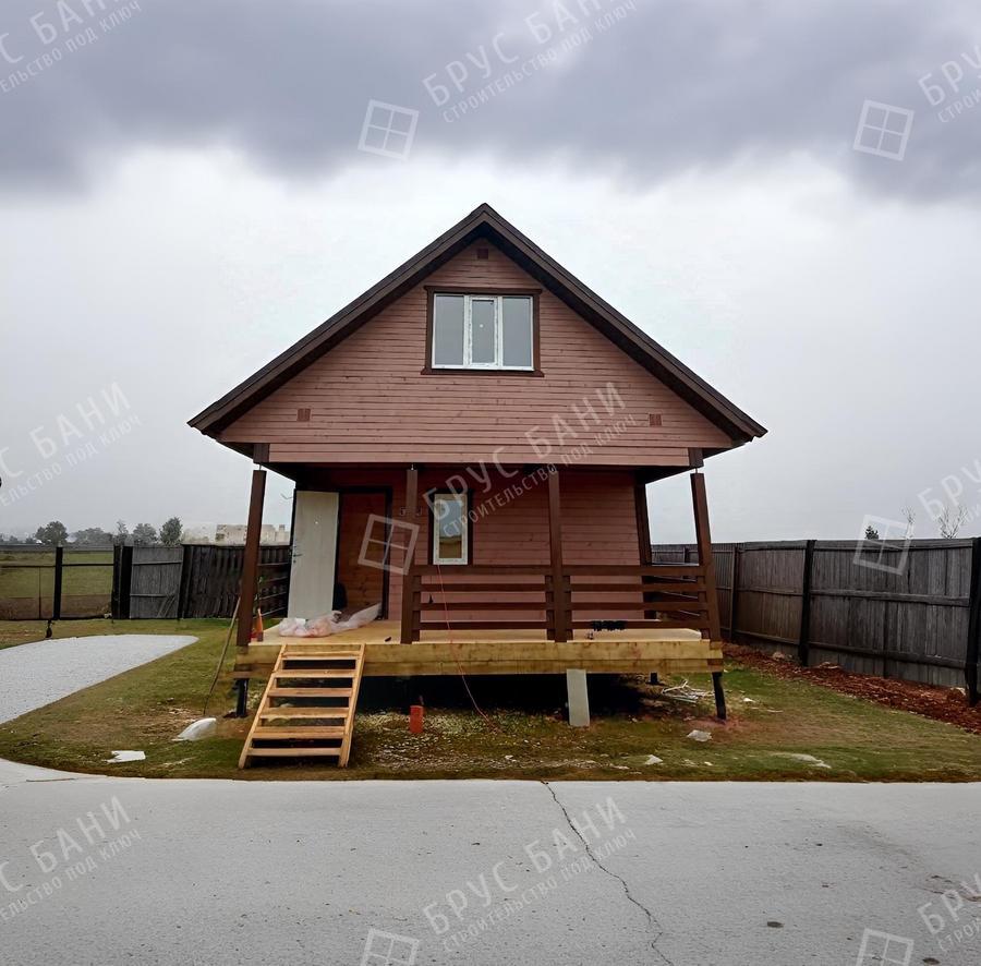 Баня из бруса 6х8.5 Осташков