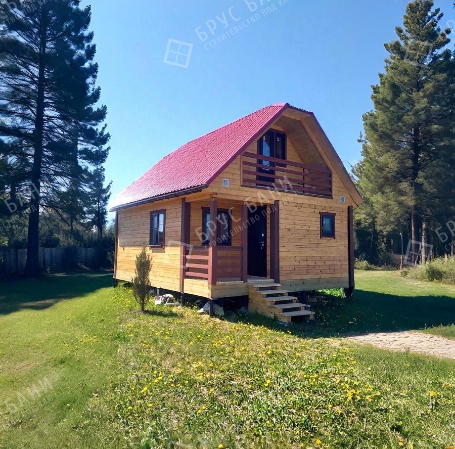 Баня из бруса 6х7.5 Люберцы