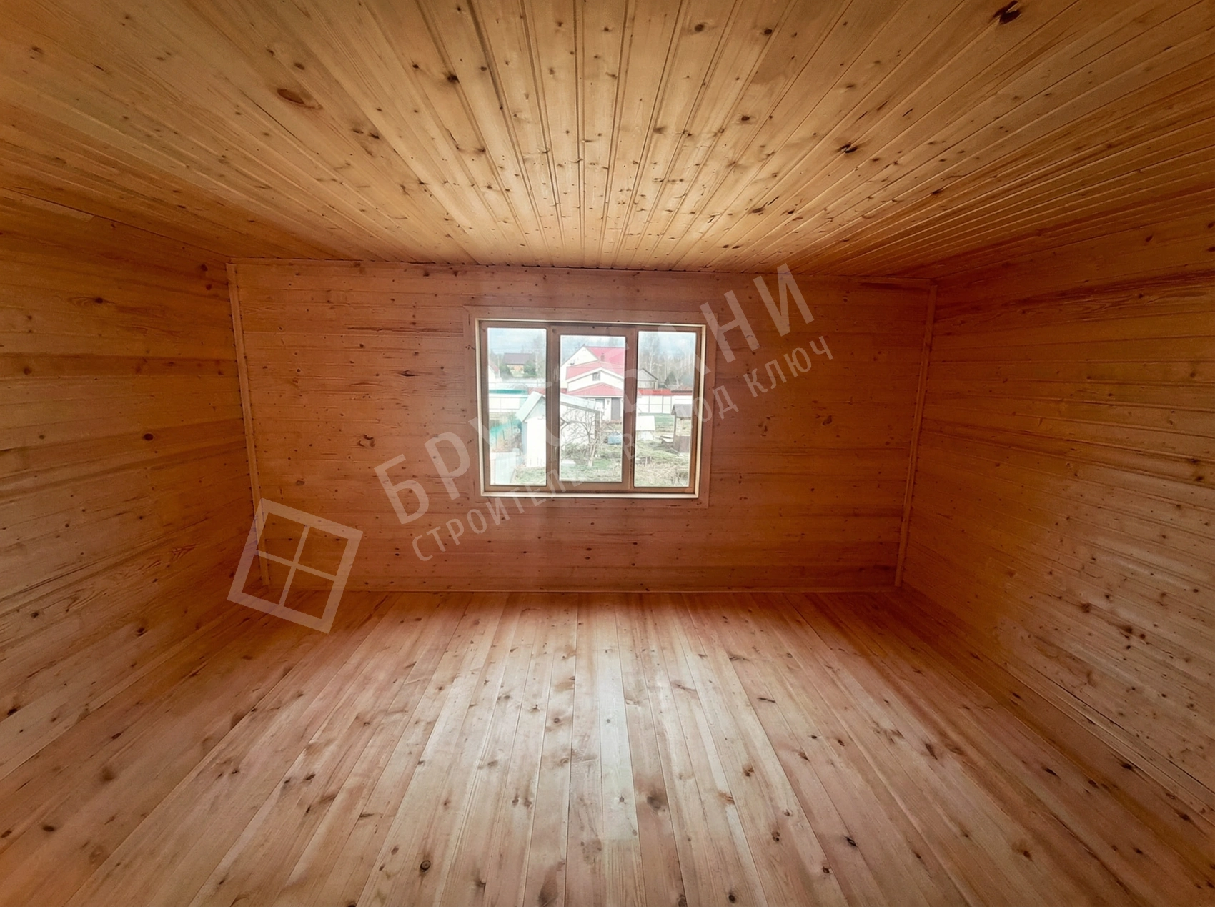 Внутренняя отделка дома из бруса