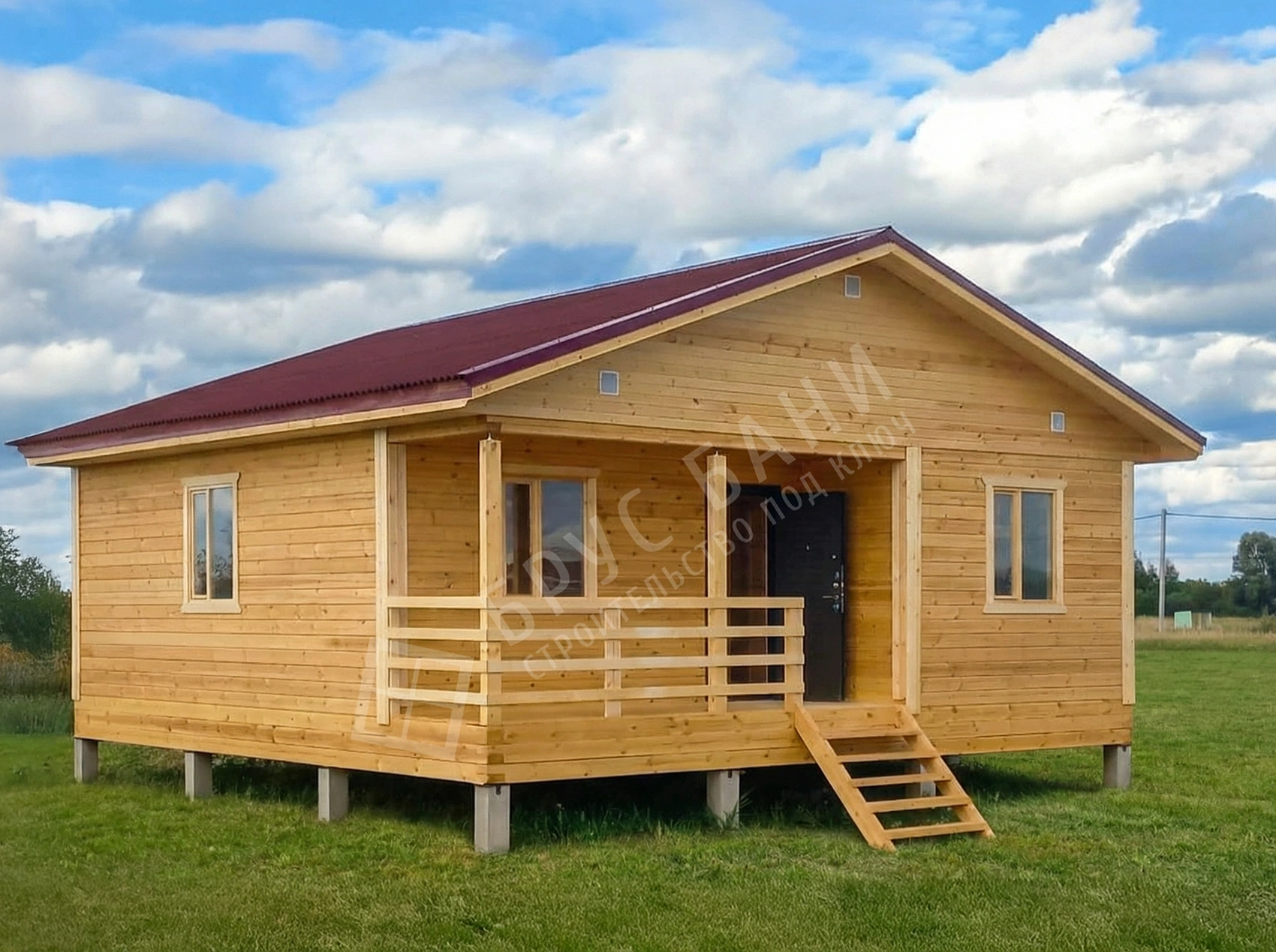 Дом из бруса 8х8