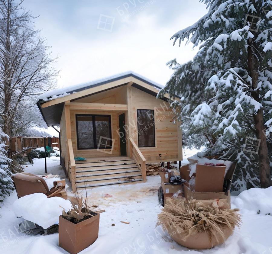 Баня из бруса 6х8 Индивидуальный проект