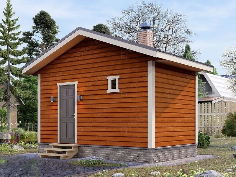 Баня из бруса Электросталь 5x3