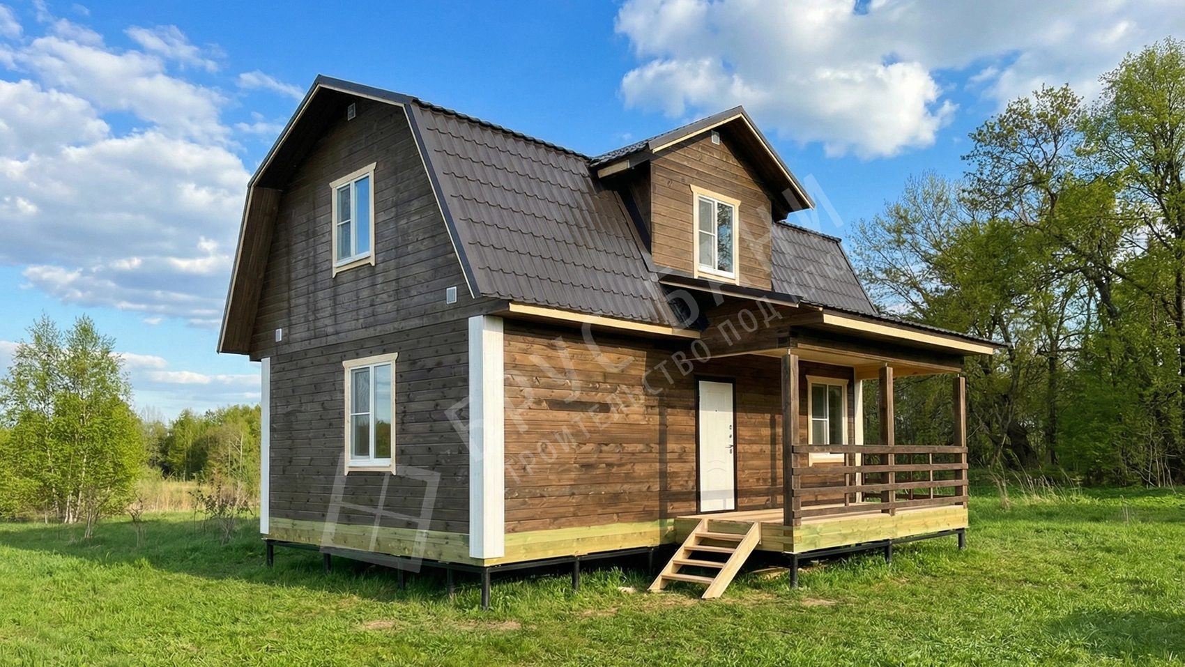 Дом из бруса 6х9 Краснокамск