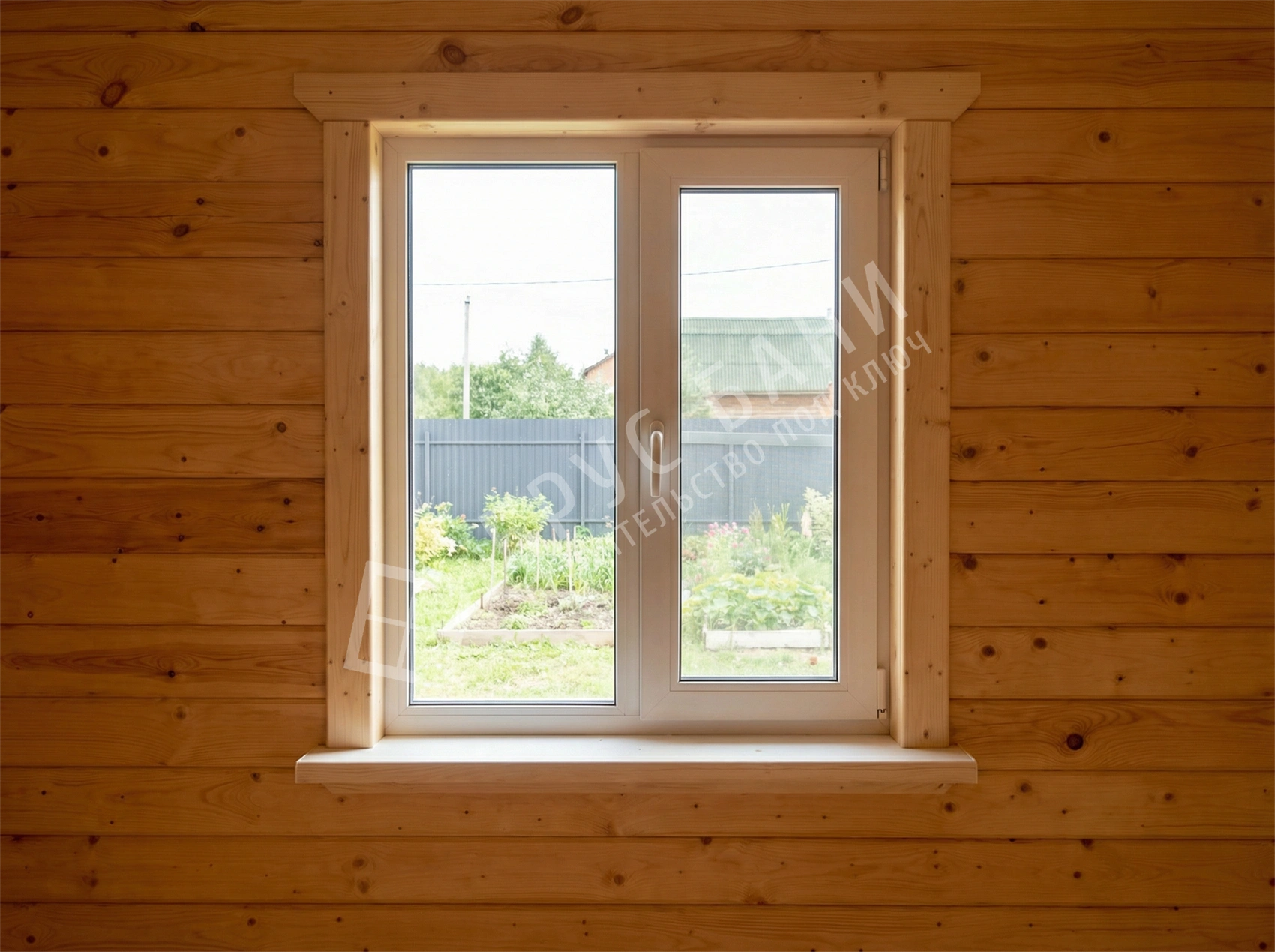 Деревянное окно