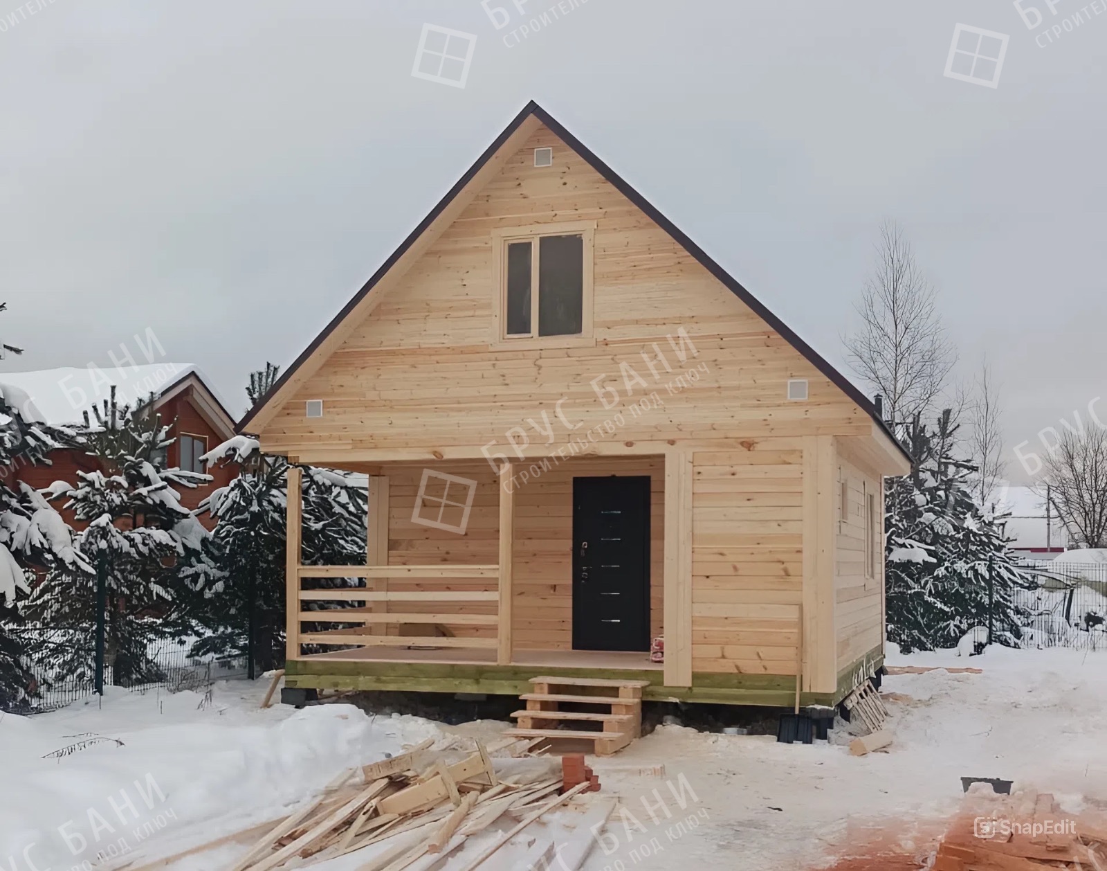 Баня из бруса  6х6 Лобня