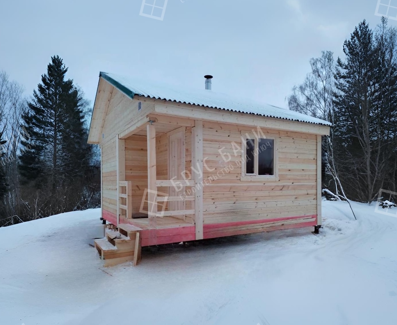 Баня из бруса 5х5 Керчь