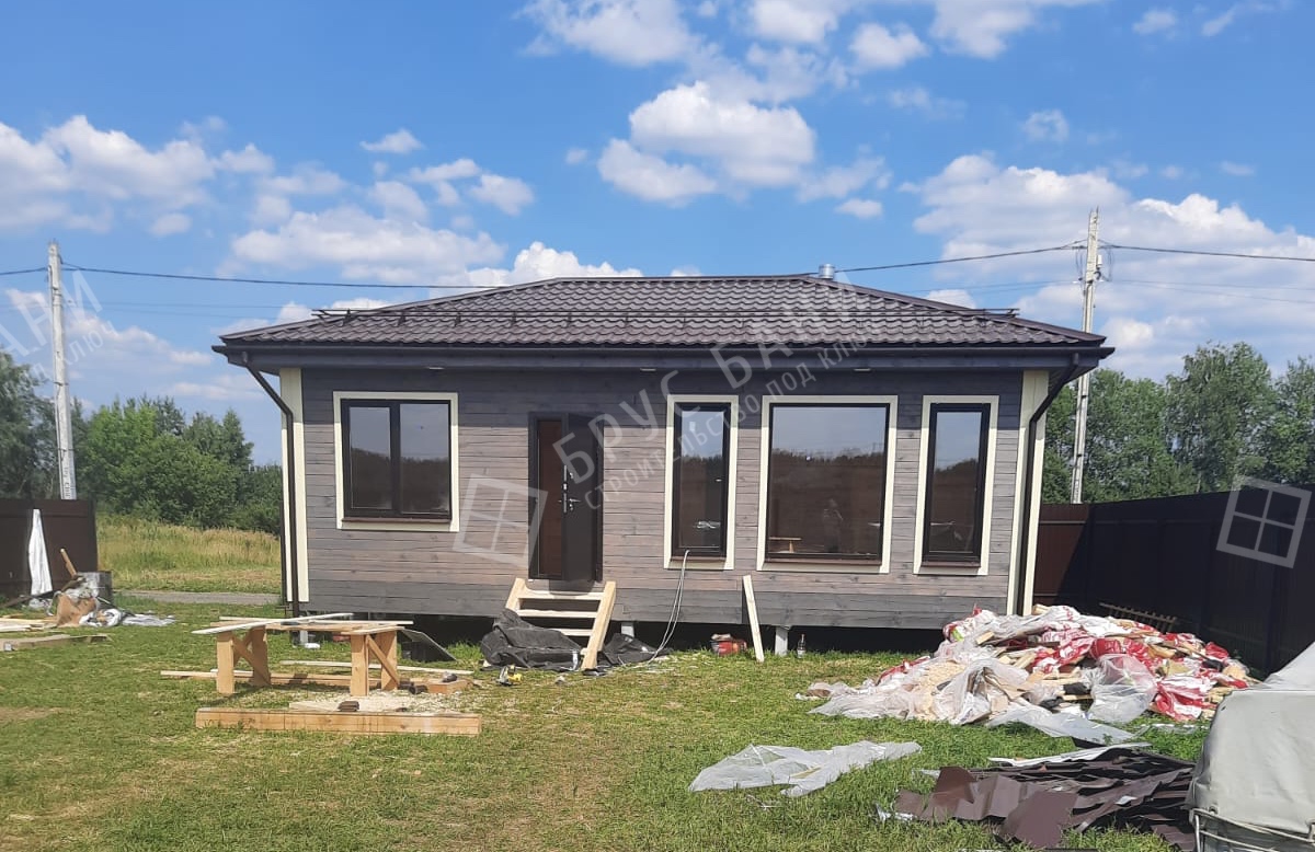 Баня из бруса 6х9.5 Индивидуальный проект