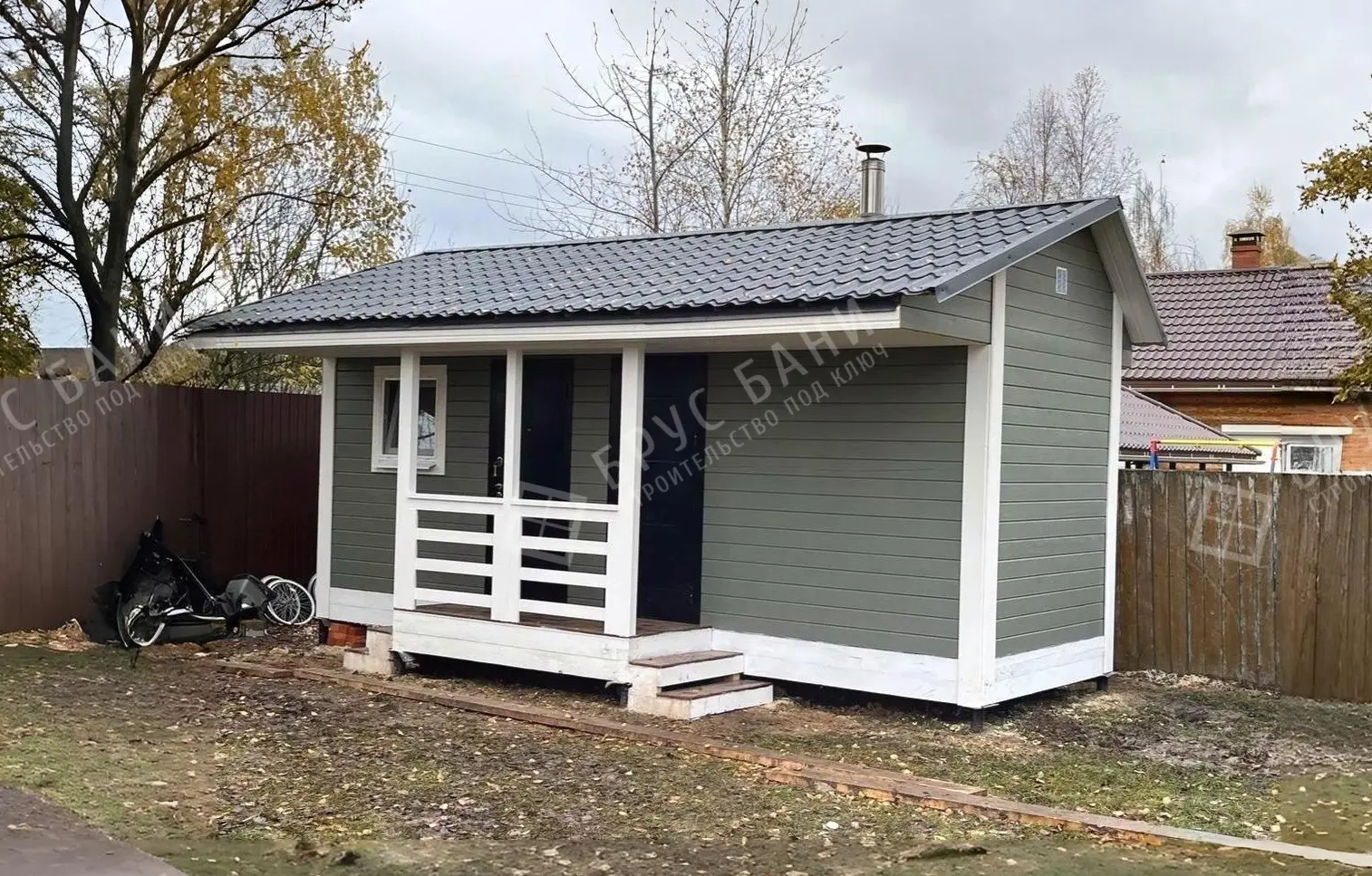 Баня из бруса 2.3x7 