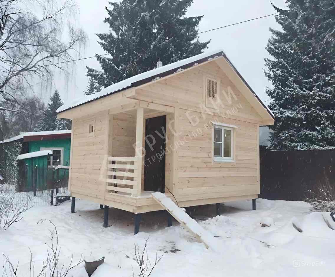 Каркасная баня 4х5 Тотьма