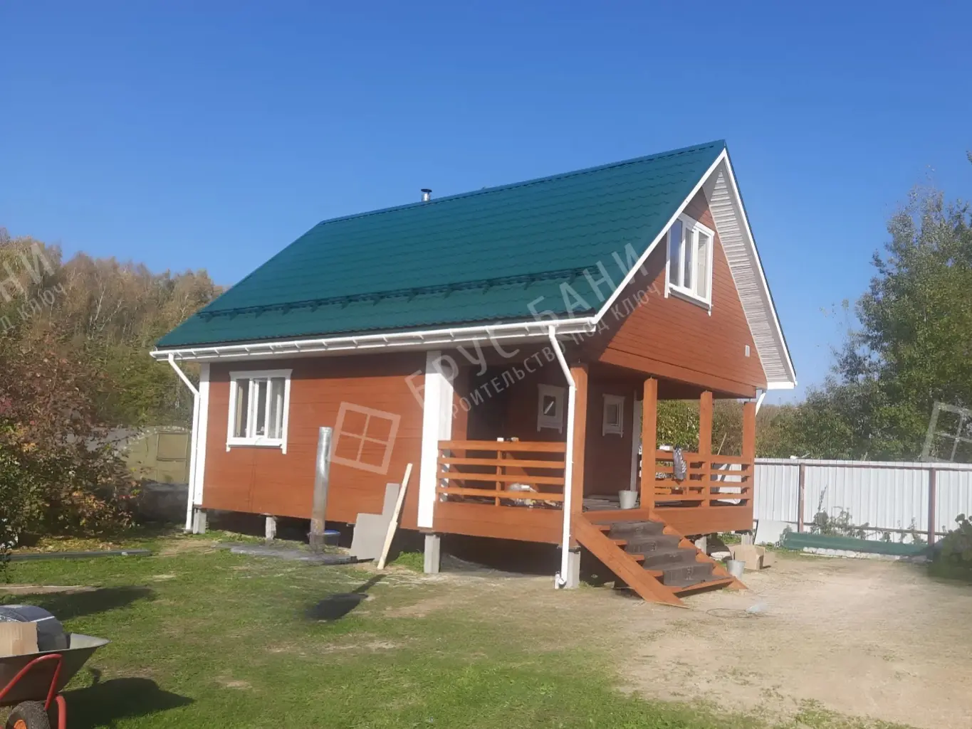 Баня из бруса 6х8.5