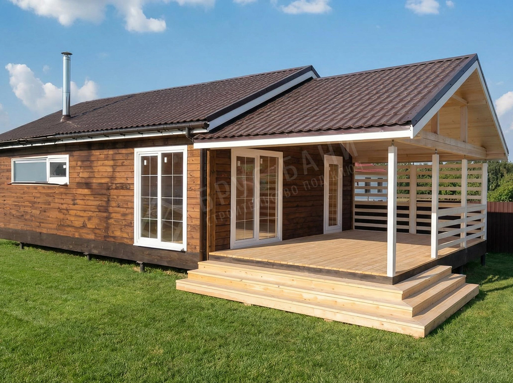 Баня из бруса 6х14