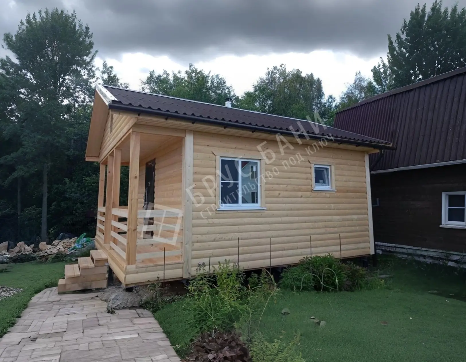 Каркасная баня 4х6 (946760 )