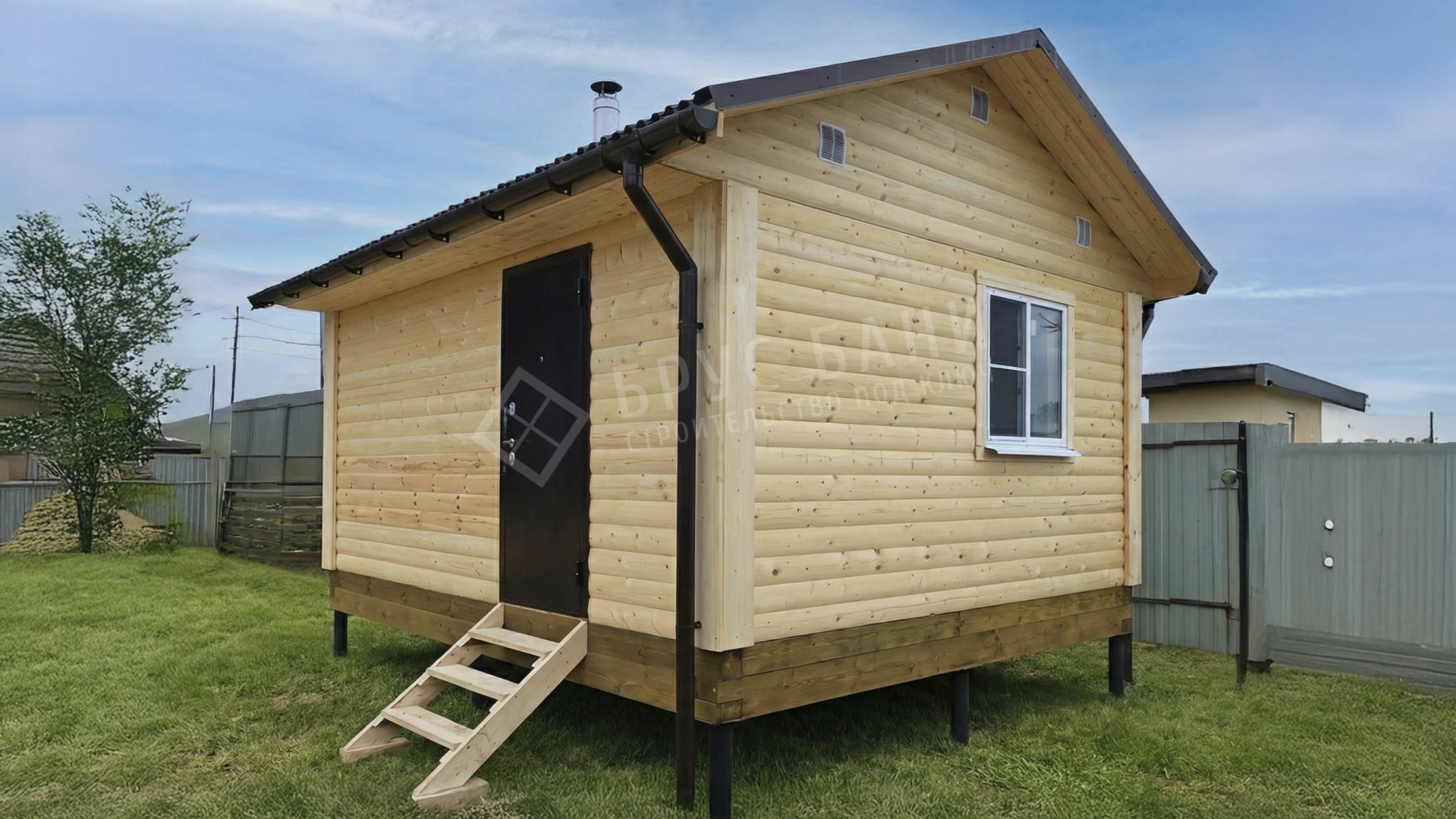 Баня из бруса 4х5 Луга